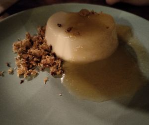 Coconut and pineapple pannacota at VÜMO in Porto