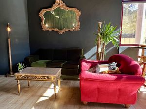 Seating area  at VÜMO in Porto