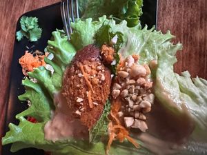 Thai sausage fajita style   at VÜMO in Porto