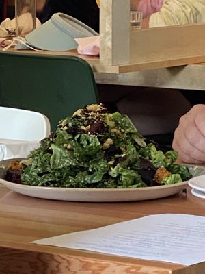 Kale Ceaser salad at Heirloom in Vancouver