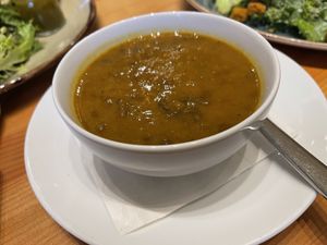 Lentil tumeric at Heirloom in Vancouver