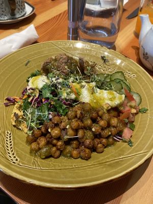 Garden wrap in a bowl  at Heirloom in Vancouver