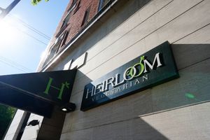 outside at Heirloom in Vancouver