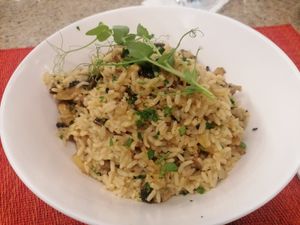 Riso funghi at Bistro 516 in Valletta