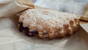 Cherry pastry at Backstube Carl Berners Plass in Oslo