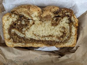 Cold brew coffee cake at Woodhouse Bakery + Coffee  Shop  in Columbus