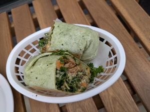 Chik'n Cesar wrap at Woodhouse Bakery + Coffee  Shop  in Columbus