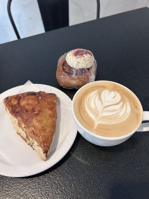 Ham and cheese scone  at Woodhouse Bakery + Coffee  Shop  in Columbus
