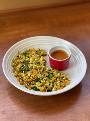 Tofu scramble at Moose Mountain Bungalow  in San Martin