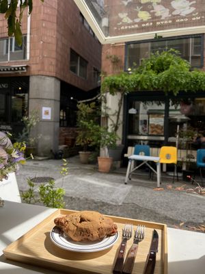   at Moonggoojeom Vegan Bakery in Busan