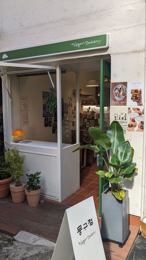 Main shop at Moonggoojeom Vegan Bakery in Busan