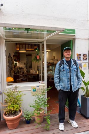   at Moonggoojeom Vegan Bakery in Busan