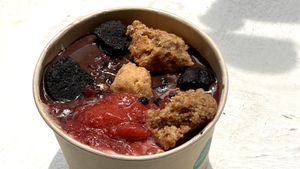   at Moonggoojeom Vegan Bakery in Busan