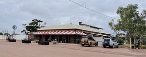 The pub in the middle of nowhere.  Great tourist attraction.  at Prairie Hotel & Outback Lodge in Parachilna