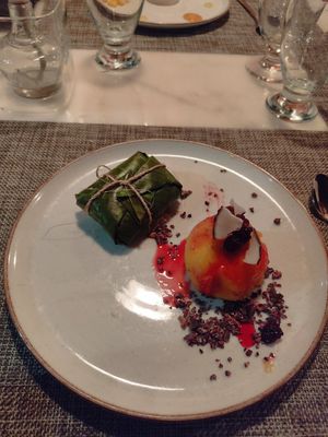 Tamal (🤮) at Celajes at Hotel Belmar in Monteverde