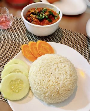 Main course with seitan   at Vegan House Cafe & Restaurant  in Lalitpur