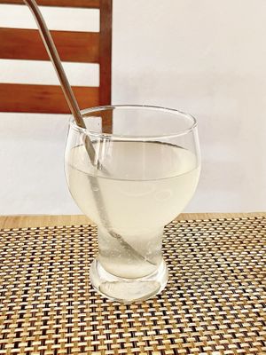 Fresh coconut milk   at Vegan House Cafe & Restaurant  in Lalitpur