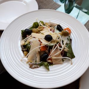 Vegan parmesan salad at Vegan House Cafe & Restaurant  in Lalitpur