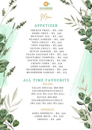  at Vegan House Cafe & Restaurant  in Lalitpur