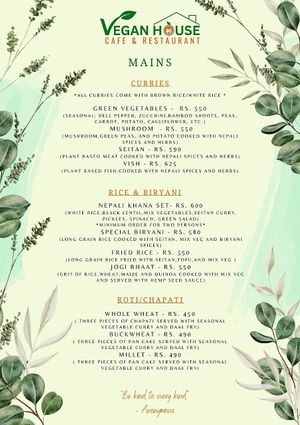 #Veganuary at Vegan House Cafe & Restaurant  in Lalitpur