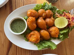 Mushroom pakoda   at Vegan House Cafe & Restaurant  in Lalitpur