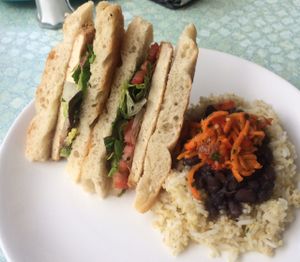tofu sandwich  at Firefly Fare in Roanoke