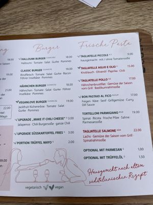  Neu: Veganer Burger   at Bella Ciao in Wittdun