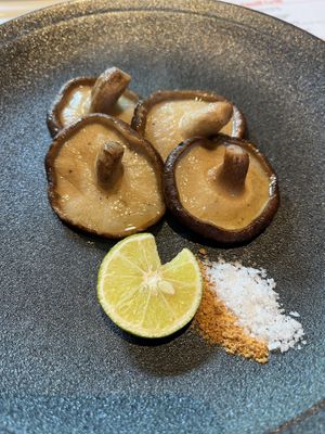 Shiitake mushrooms  at Pub Stop Pizza & Bar in Hakone