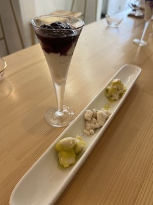 Soy cheese plate  at Soy Love U in Tokyo