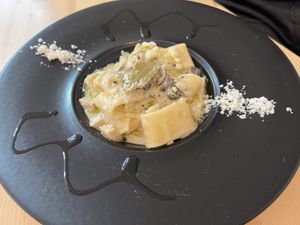 Mushroom pasta  at Soy Love U in Tokyo