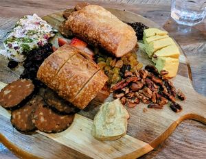 Vegan charcuterie board! at CRISP in Rochester