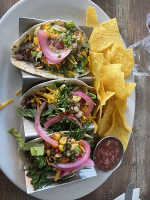 Vegan tacos  at CRISP in Rochester
