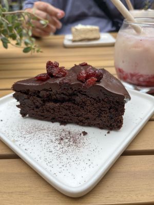 Chocolate vegan  at Cafe Gaon in Neuss