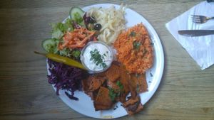 Vöner-Teller at Feldstern in Hamburg