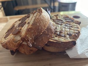 VG pepperoni toasted sandwich   at Diego's Joint in Sunderland