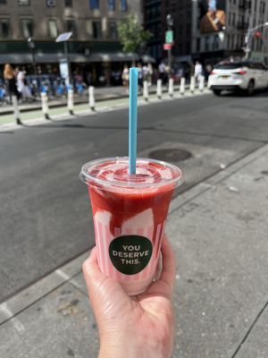 Erdbeer-Shake  at Neat Burger - Nolita in New York City