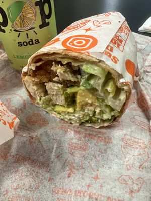 Rebecca Caesar wrap   at Neat Burger - Nolita in New York City