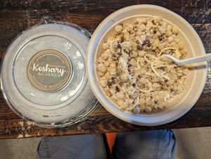 Quinoa based Koshary bowl at Koshary Corner in Baltimore