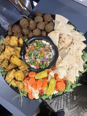 Traditional party platter   at Koshary Corner in Baltimore