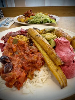 Buffet  at roots kitchen in Zurich