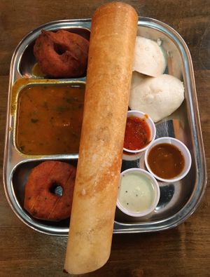 Veganized Dosa Special Mini Tiffen at Dosa South Indian Grill in Bloomington