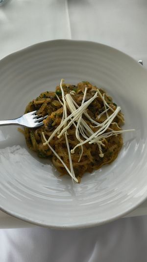 Sweet potato noodles main at Harbourfront Seafood Restaurant  in Wollongong