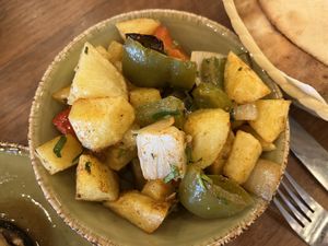 Batata harra  at Grilandia - Wimbledon in South West London