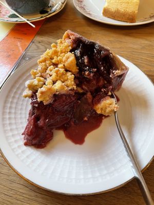 Vegan Plum streusel   at Café Walter in Cologne