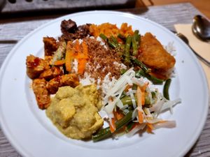 Selection of dishes at De Parel van Flores in Delft