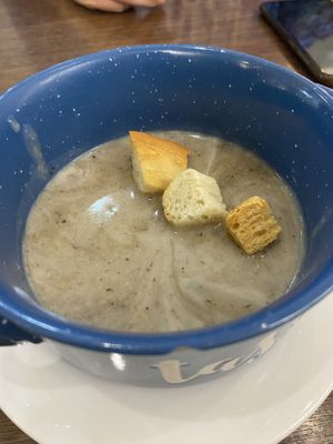 Mushroom soup  at Yeah Cafe in Kota Kinabalu