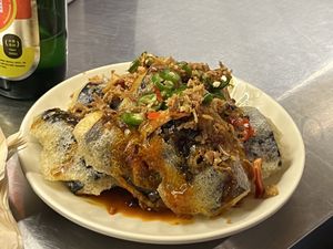 Fried eggplant, small  at Banpin 반핀 in Busan