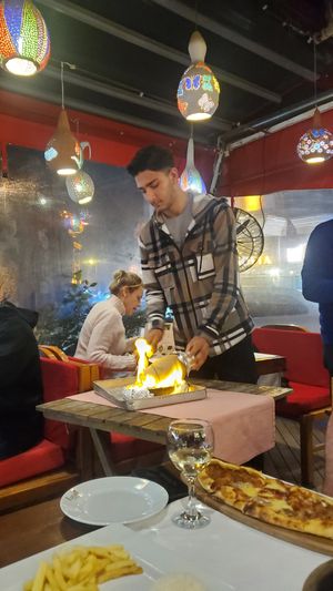 Fire show at Rumist in Istanbul