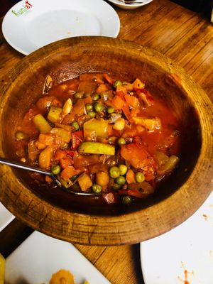 Clay pot stew after the smashing  at Rumist in Istanbul