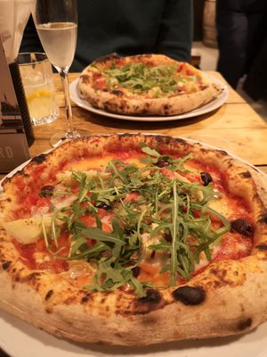 Vegan Giardino pizza at The Woodyard in Woodbridge